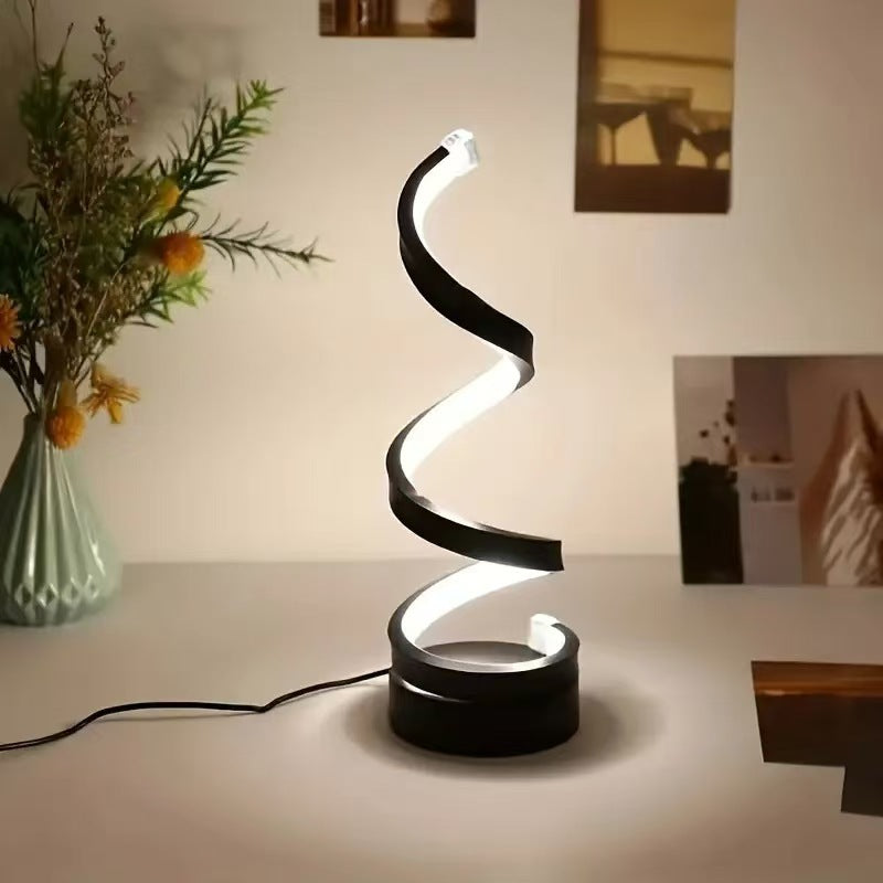 Modern Spiral LED Desk Lamp
