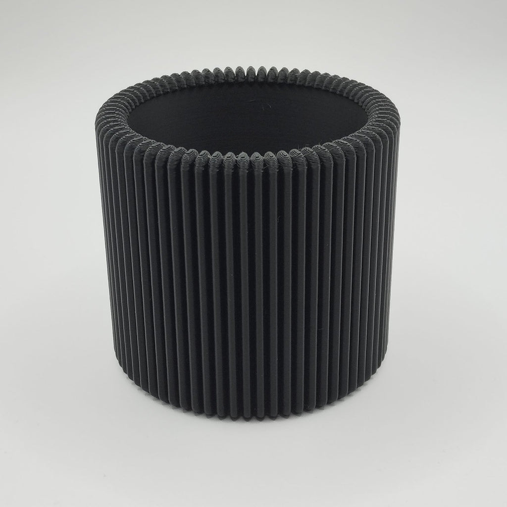 Modern Ribbed Pencil Holder – Minimalist 3D Printed Desk Organiser