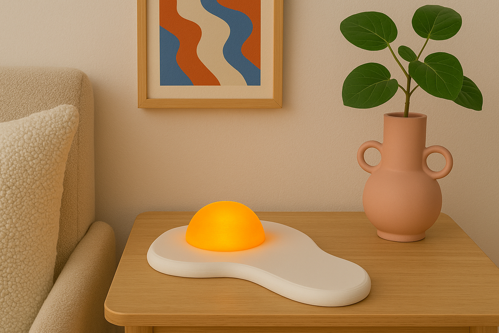 Fried Egg Lamp