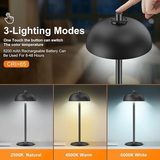 3 Light Colour Desktop Lamp