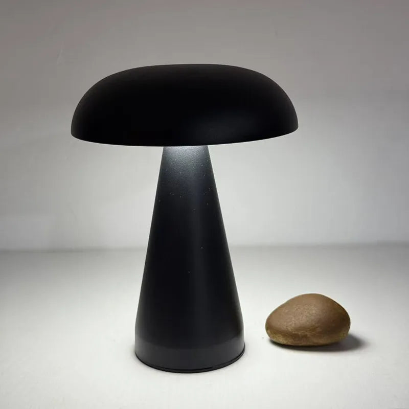 Mushroom Touch Lamp – Metal Desk Light
